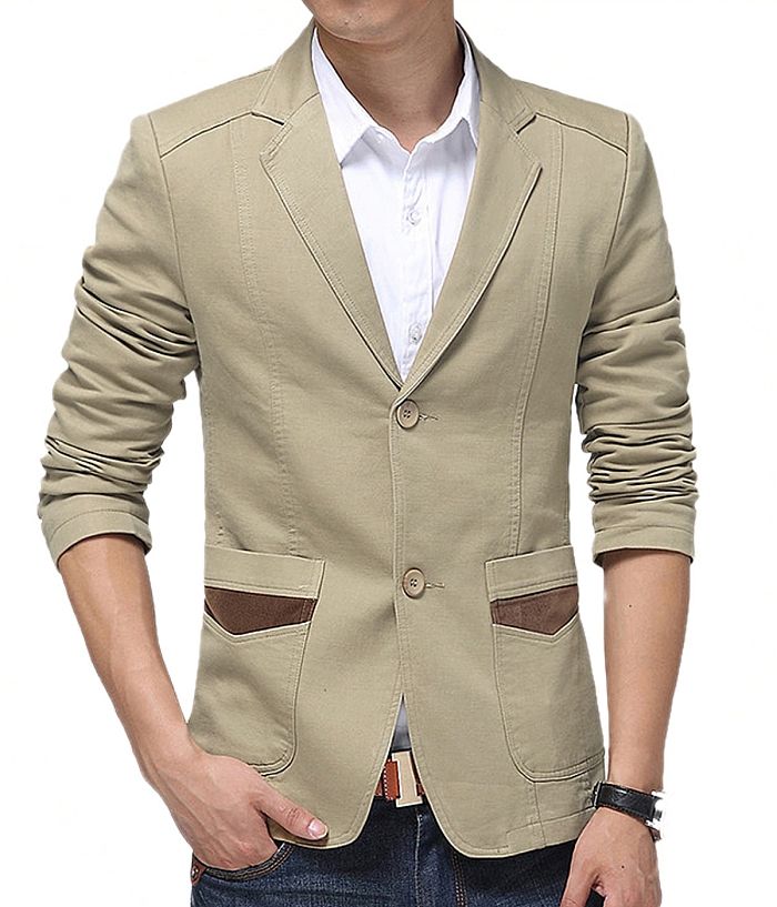 Cách phối đồ đẹp với áo khoác nam giả vest kaki 2019