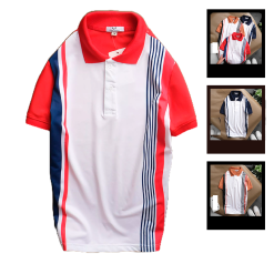 Áo Thun Polo Nam Tay Ngắn Kẻ Sọc Dọc - CS150