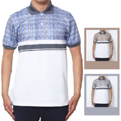 Áo Thun Nam Polo Cá Sấu Có Cổ Phối Sọc (Có Size 3XL) - CS178