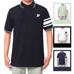 Áo Thun Nam Có Cổ Cá Sấu Đốm Thêu Logo (Có Size 3XL) - CS179