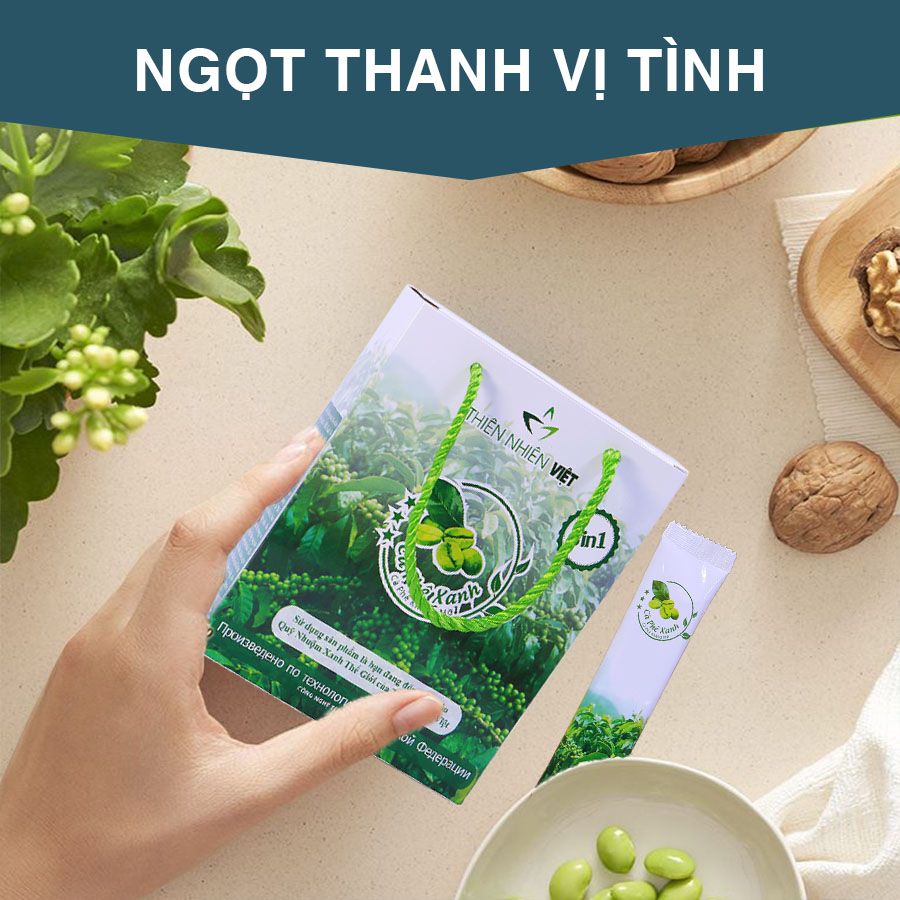 Mang thiên nhiên gói trọn trong tách Cà Phê Xanh thượng hạng