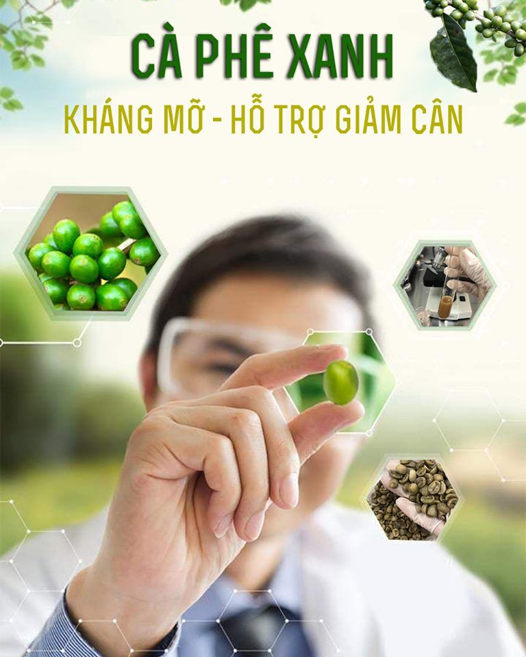 Cà phê Xanh kháng mỡ - thức uống hỗ trợ giảm cân an toàn - hiệu quả - ít tốn kém