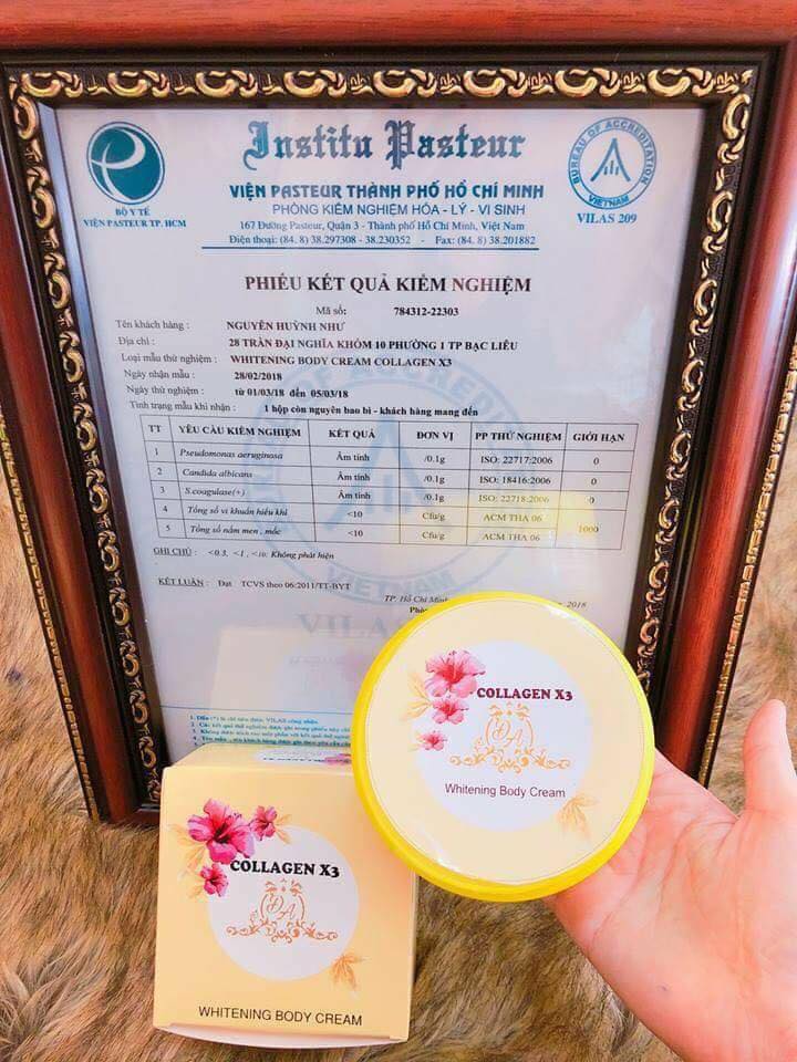 Muốn da trắng đẹp không khó! Hãy thử ngay kem body Collagen X3!