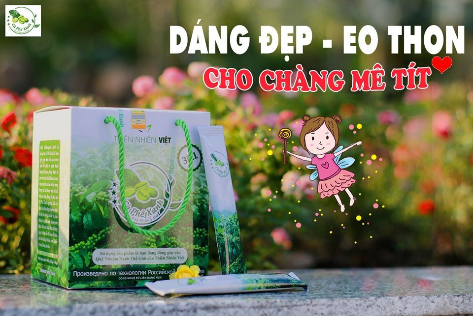 Phụ nữ hơn nhau ở vóc dáng - muốn dáng đẹp hãy dùng ngay Cà Phê Xanh