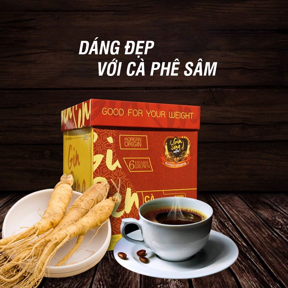 Có ngay dáng đẹp với cà phê Sâm GinSeng coffee chỉ 2 gói mỗi ngày