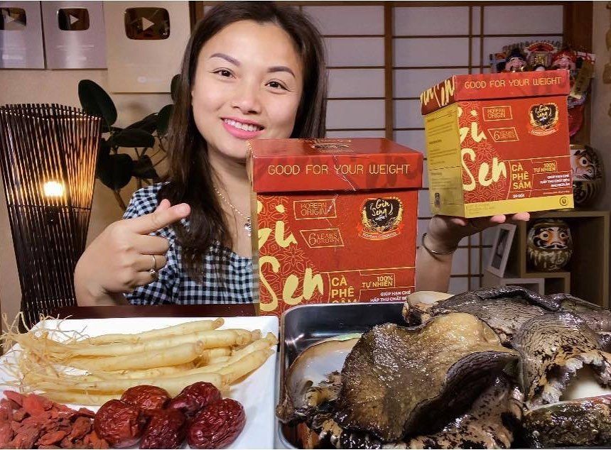 Cafe sâm giảm cân cùng chị Quỳnh Trần JP