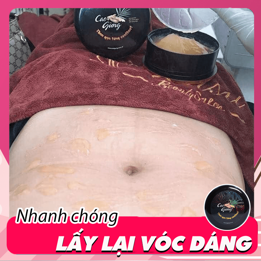 Lương về rồi đến spa giảm mỡ cùng cao gừng đi