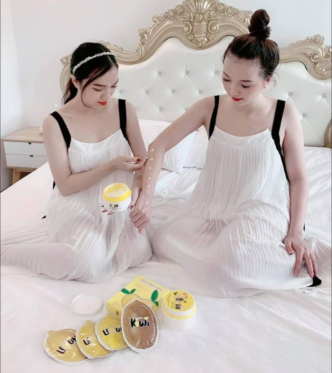 Kem body Lemon trắng bật tone sau 10 - 15 ngày