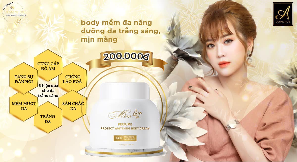 Cùng Kem body Mềm chăm da đón Tết nào chị em ơi