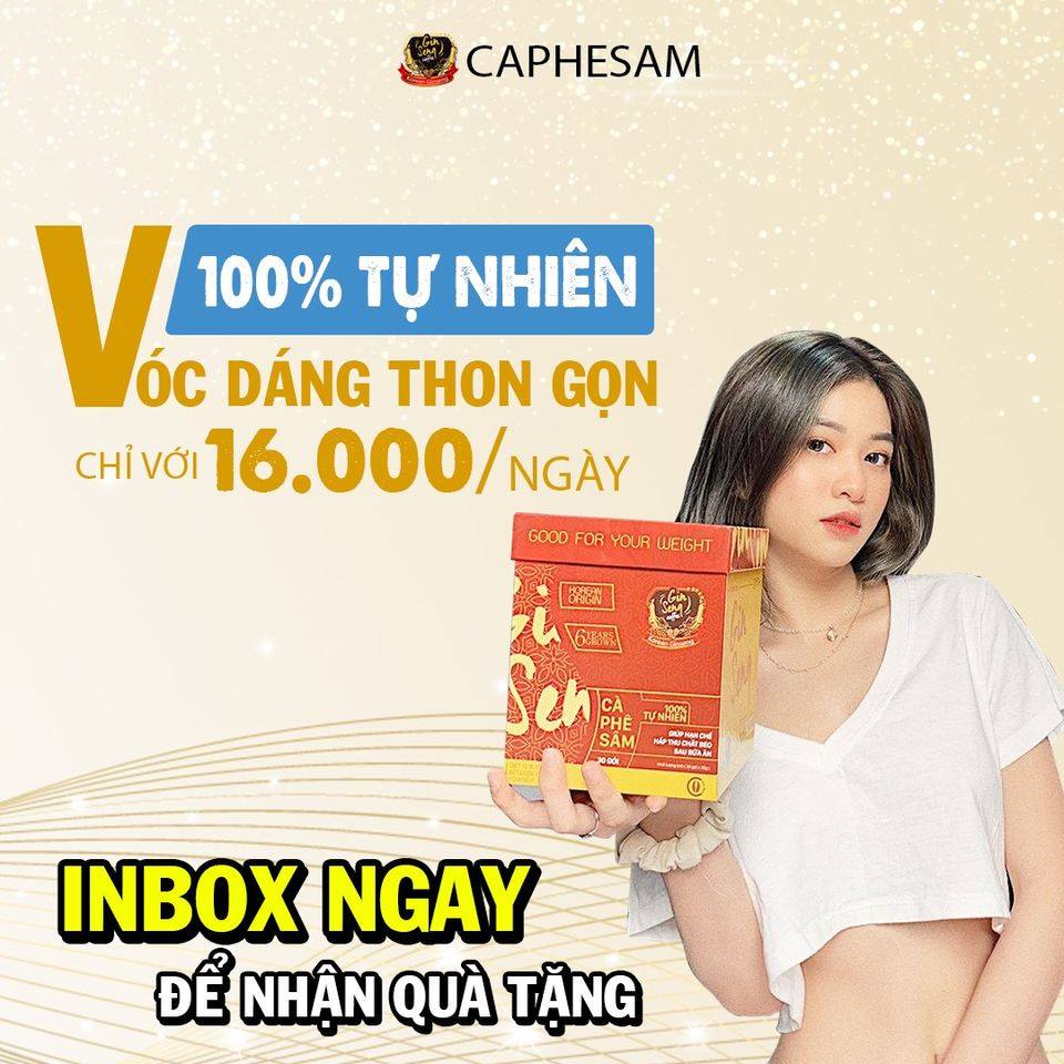 Muốn dáng đẹp nhưng không biết làm sao? Đừng lo lắng nhé! vì đã có cà phê sâm!