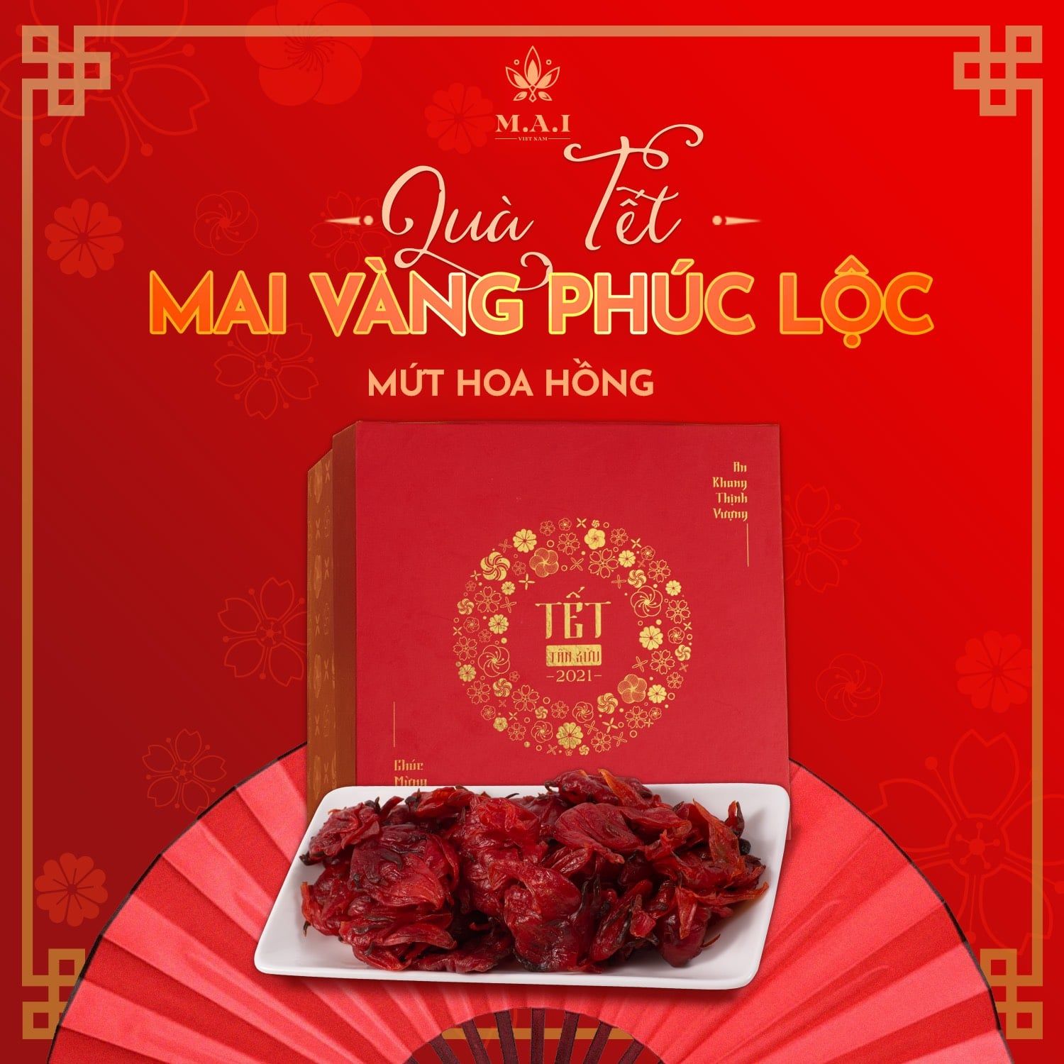 MỨT HOA HỒNG - thức quà TẾT độc đáo