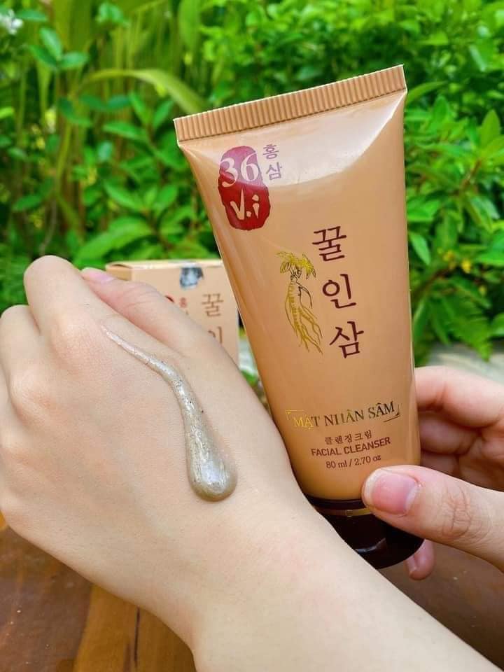Sữa rửa mặt Mật nhân sâm 36 vị đúng là gây nghiện thực sự