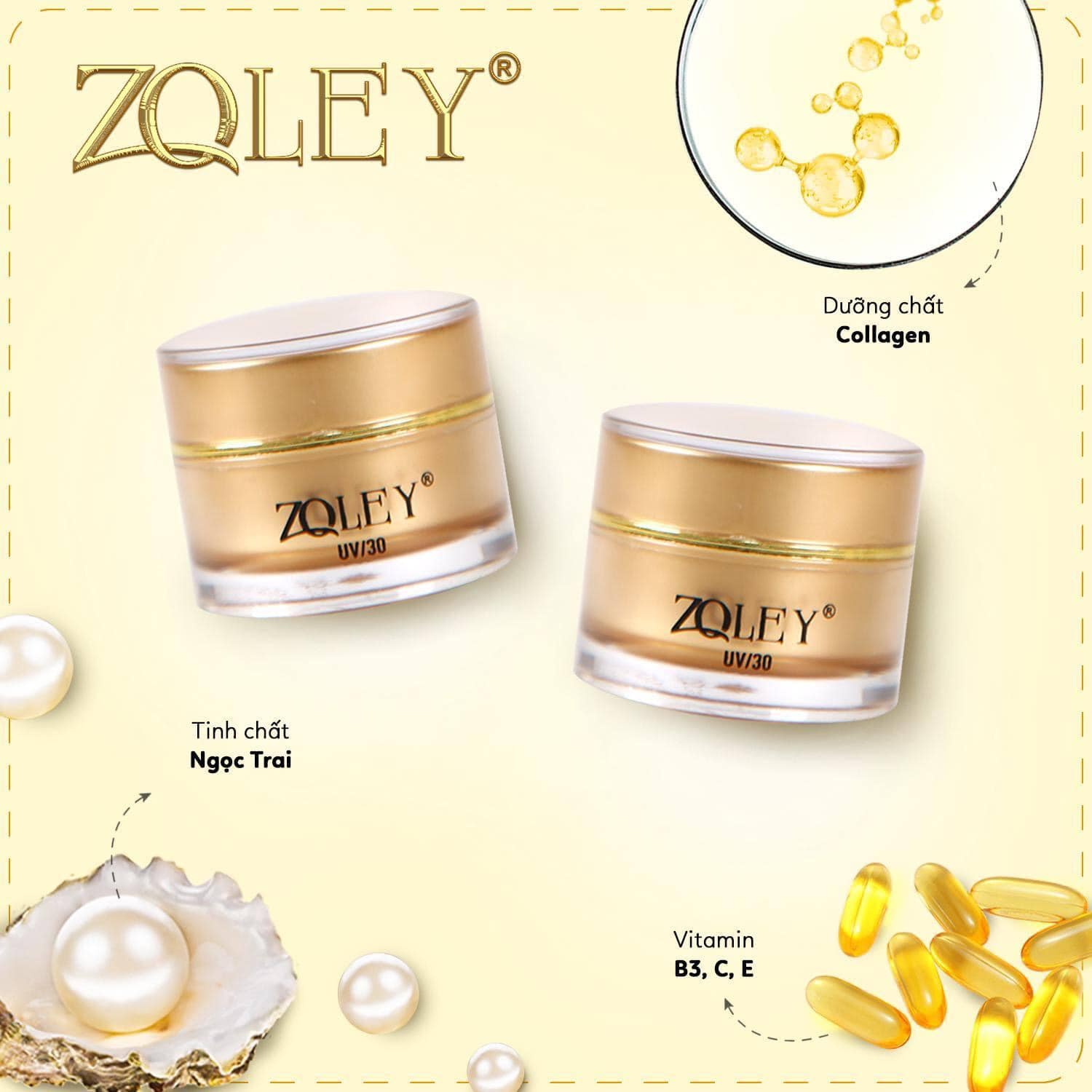 Kem face Zoley vàng chống lão hóa vượt trội