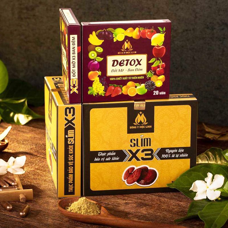 Giảm cân Slim X3 chính hãng Đông Y Mộc Linh