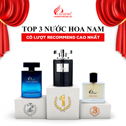 Top 3 nước hoa nam Charme có lượt Recommend cao nhất Top 3 nước hoa nam Charme có lượt Recommend cao nhất