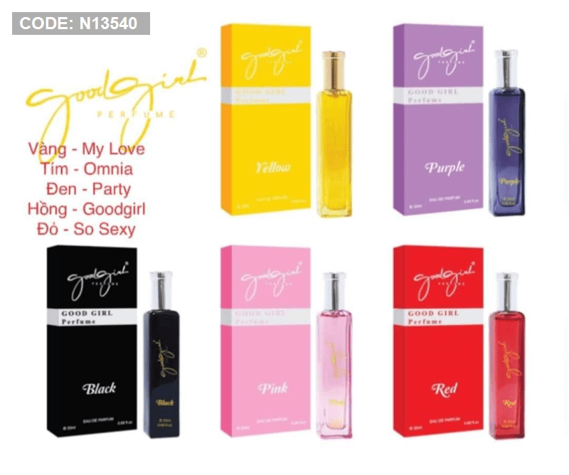 Bộ sưu tập mới Charme Good Girl Perfume 20ml Bộ sưu tập mới Charme Good Girl Perfume 20ml