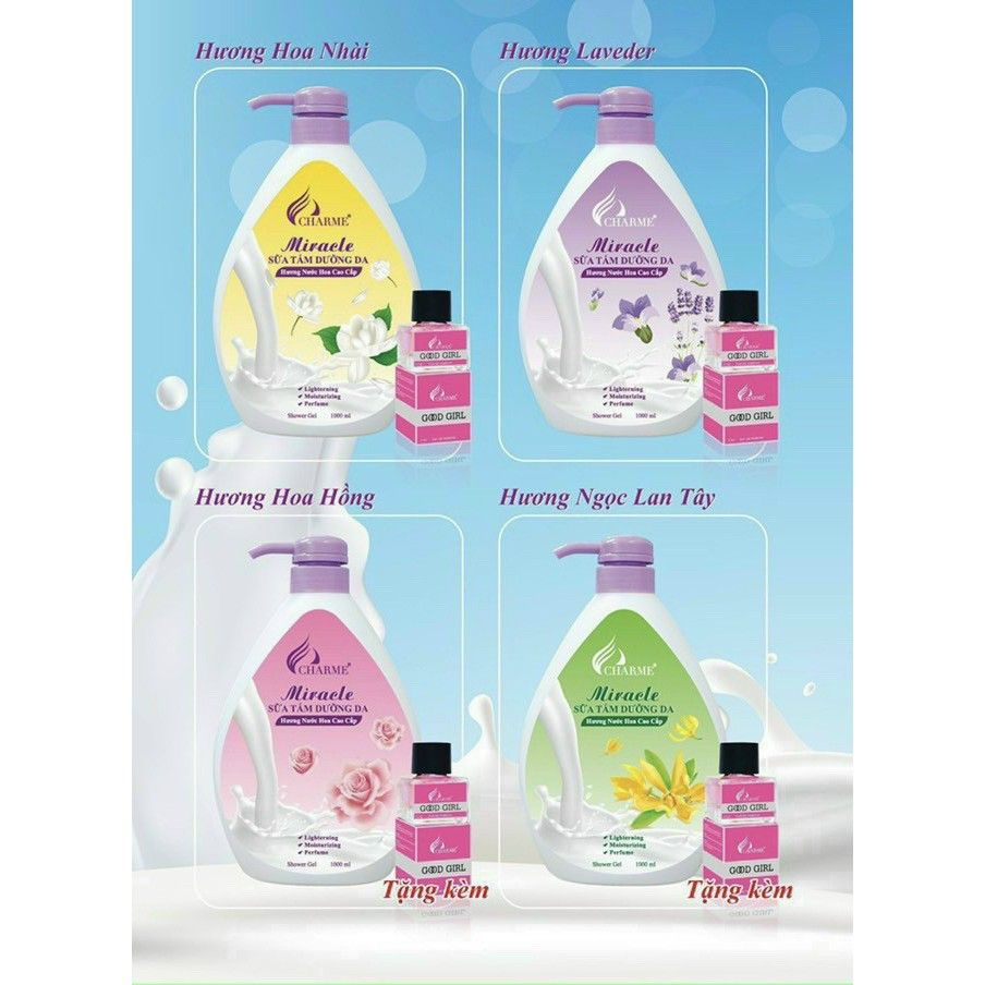 Sữa tắm dưỡng da hương Miracle Sữa tắm dưỡng da hương Miracle