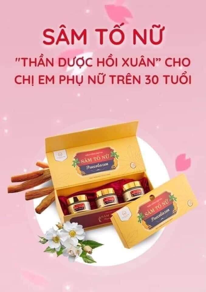 Sâm tố nữ Collagen Puecolazen - viên uống đẹp da - ngăn ngừa lão hóa