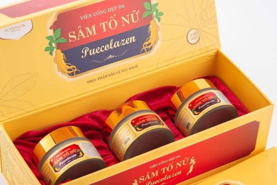 Sâm tố nữ Collagen Puecolazen - Xóa tan mặc cảm tuổi 30 Sâm tố nữ Collagen Puecolazen - Xóa tan mặc cảm tuổi 30