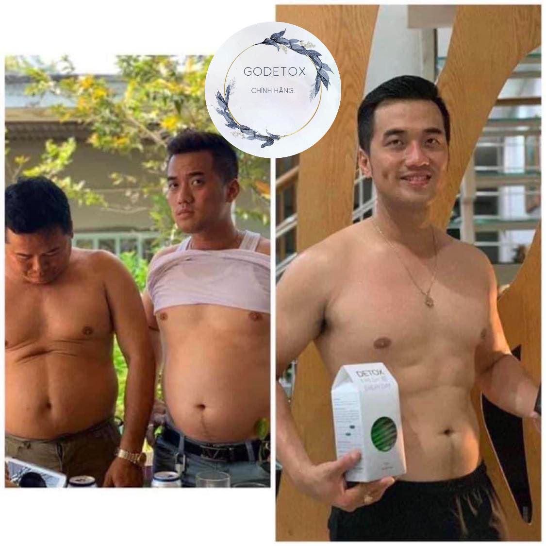 Go Detox - Combo giảm cân siêu xịn cho nam giới