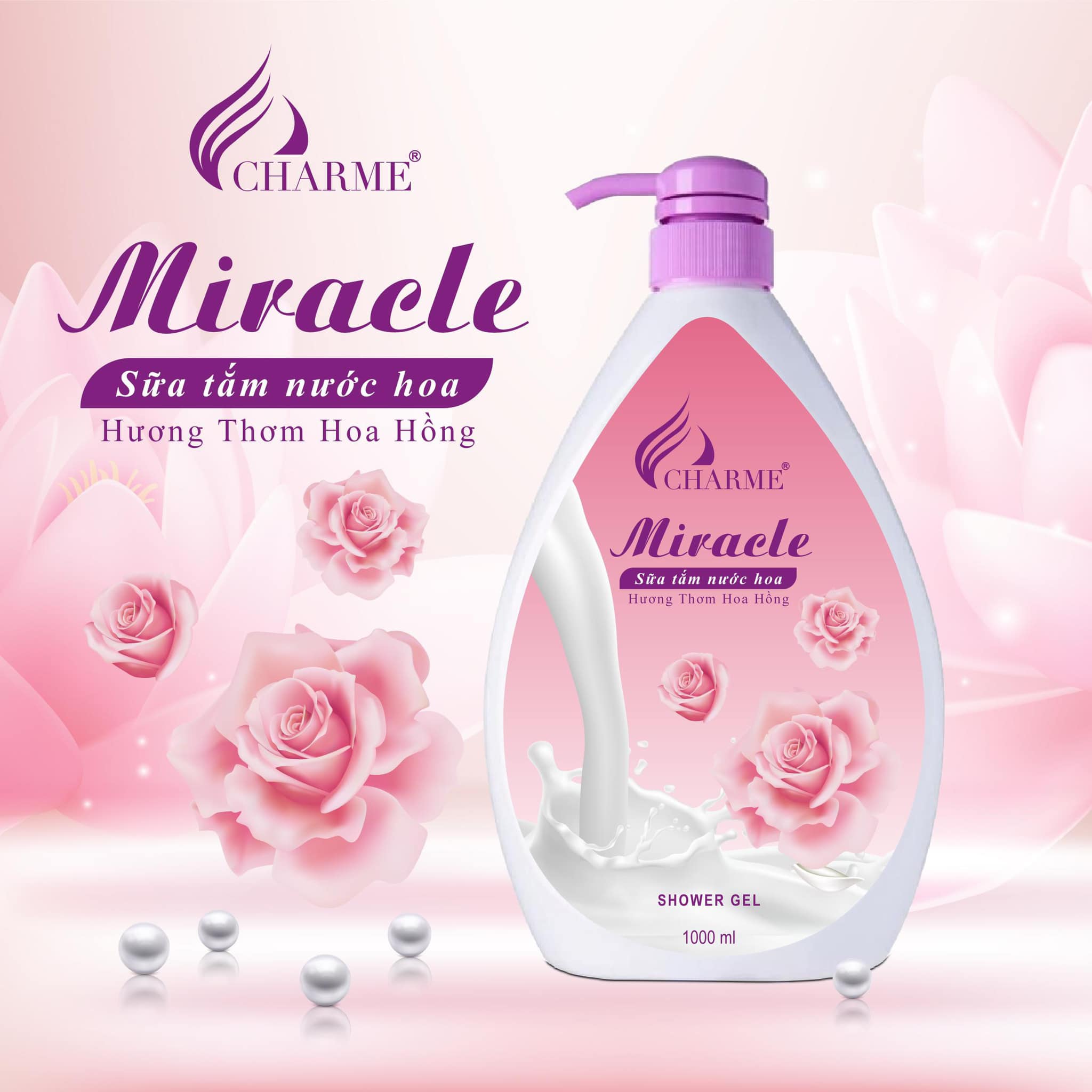 Sữa tắm nước hoa Chame MIRACLE Sữa tắm nước hoa Chame MIRACLE