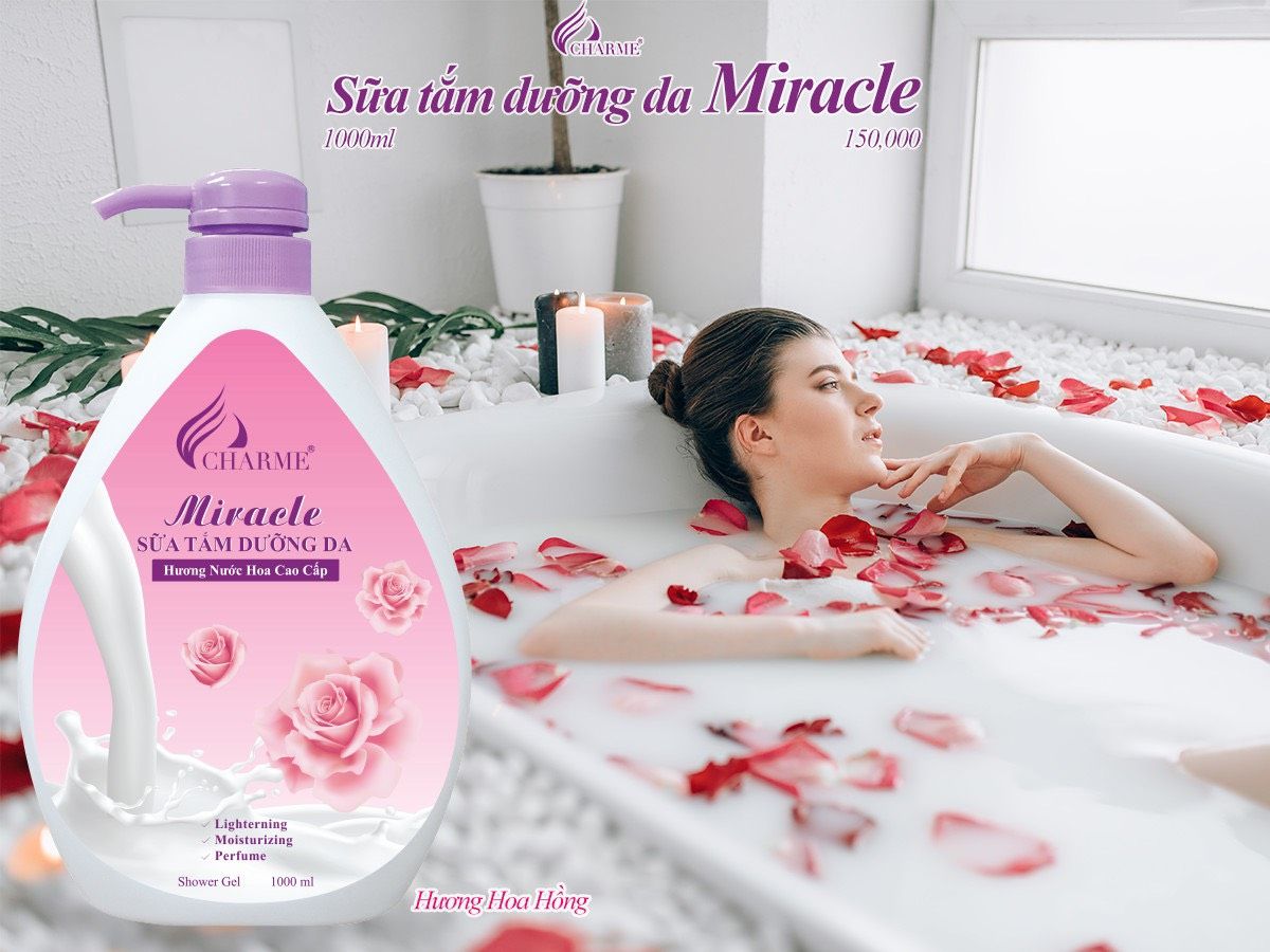 Sữa tắm nước hoa Chame MIRACLE Sữa tắm nước hoa Chame MIRACLE