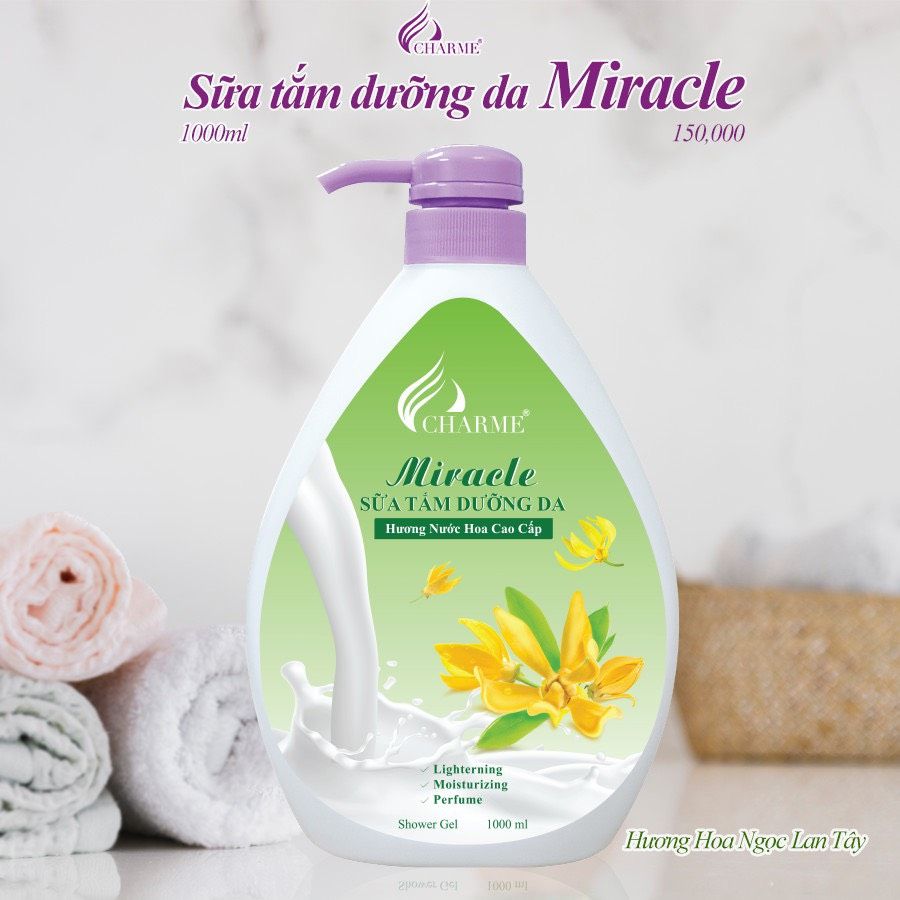Sữa tắm nước hoa Chame MIRACLE Sữa tắm nước hoa Chame MIRACLE