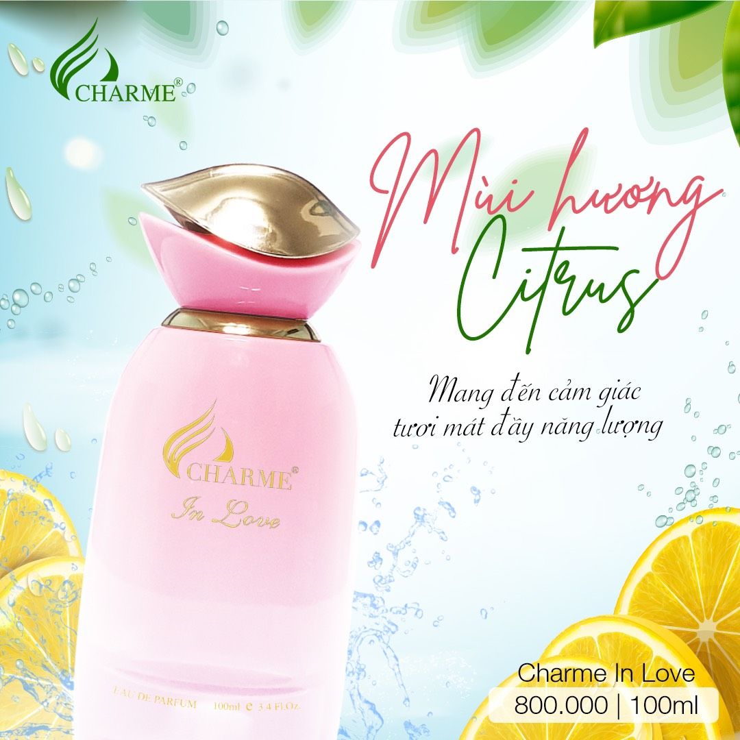 Nhóm hương citrus cho mùa hè của nữ Nhóm hương citrus cho mùa hè của nữ