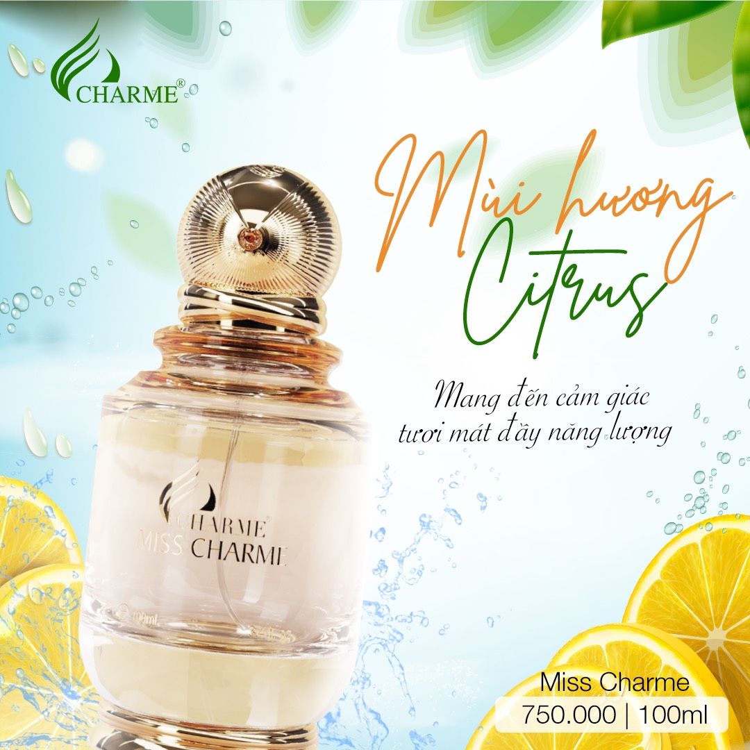Nhóm hương citrus cho mùa hè của nữ Nhóm hương citrus cho mùa hè của nữ