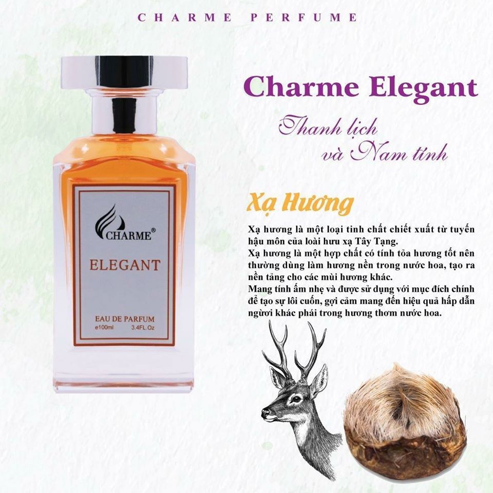 Nước hoa nam Charme ELEGANT 100ml Nước hoa nam Charme ELEGANT 100ml