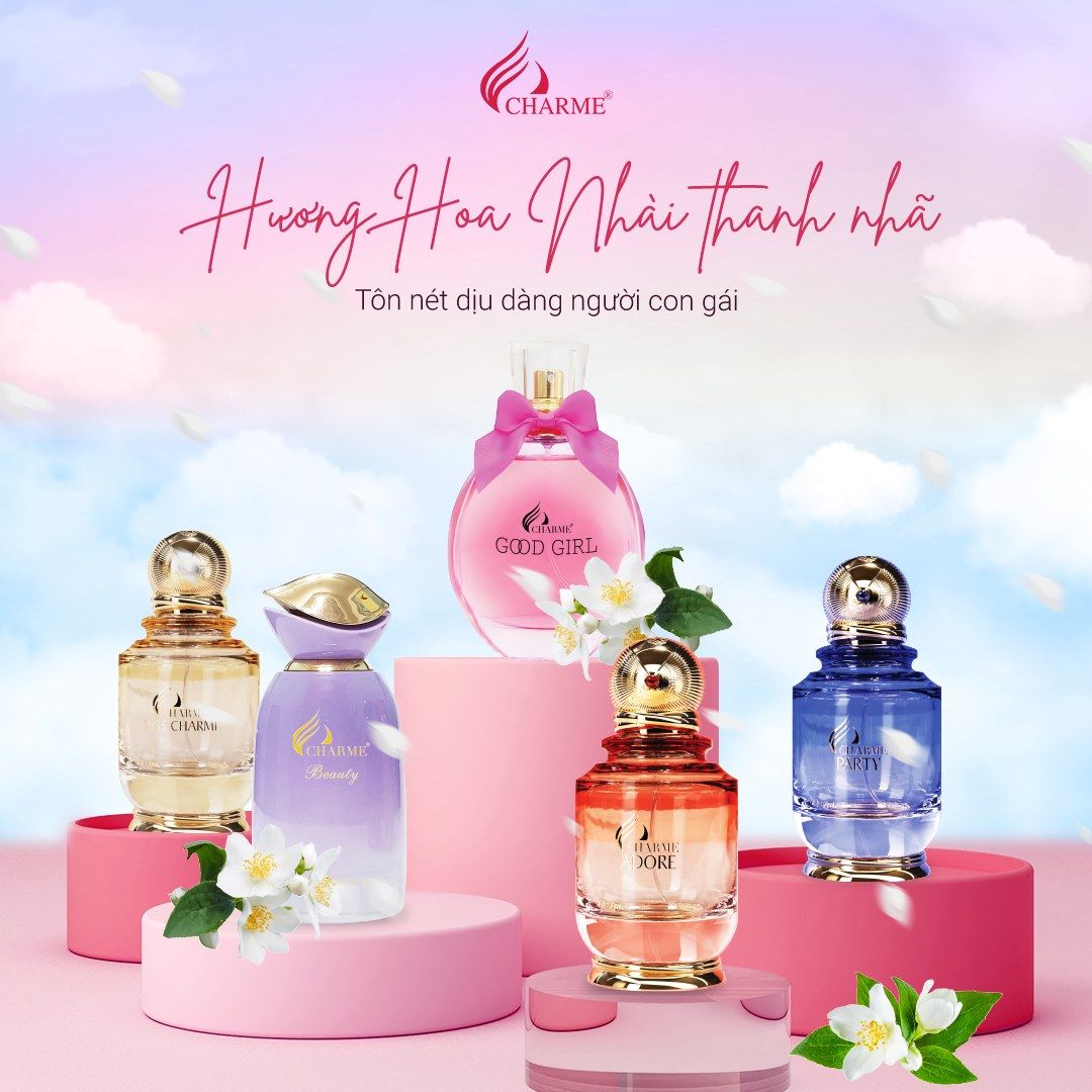Nước hoa Charme hương hoa nhài - Bí mật mùi hương dành riêng cô nàng tinh tế