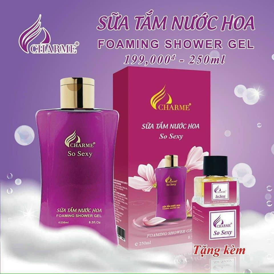 Sữa tắm Nước hoa Charme So Sexy 250ml Sữa tắm Nước hoa Charme So Sexy 250ml