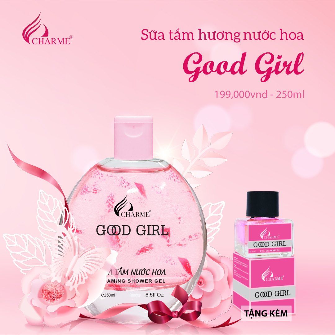 Sữa Tắm Nước hoa Charme Good Girl 250ml