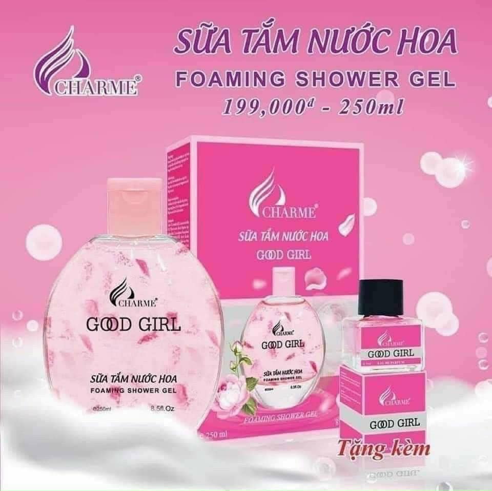 Sữa Tắm Nước hoa Charme Good Girl 250ml Sữa Tắm Nước hoa Charme Good Girl 250ml