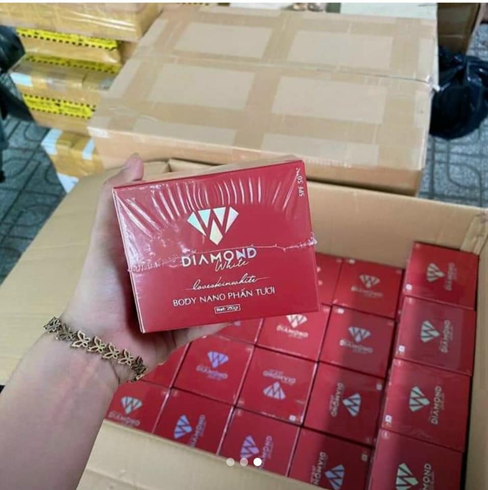 Kem Body Nano Phấn Tươi Diamond White Kem Body Nano Phấn Tươi Diamond White