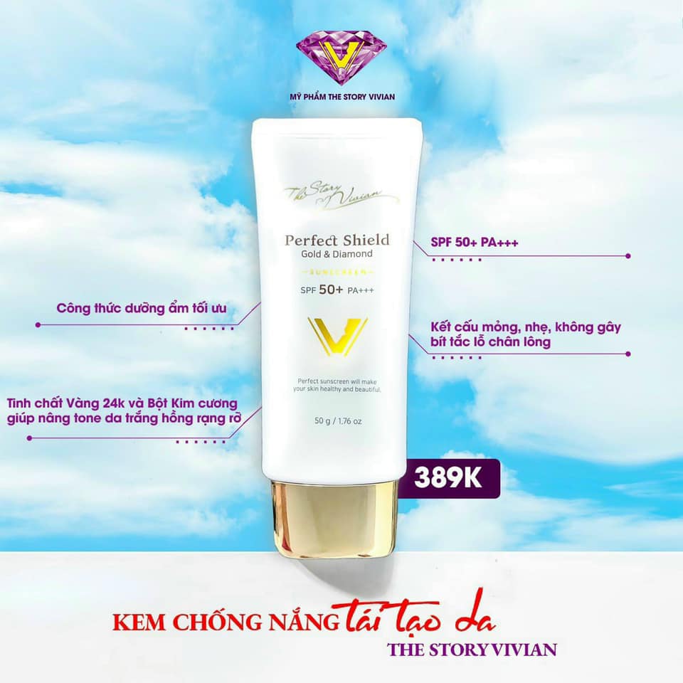 Kem chống nắng the story vivian Kem chống nắng the story vivian