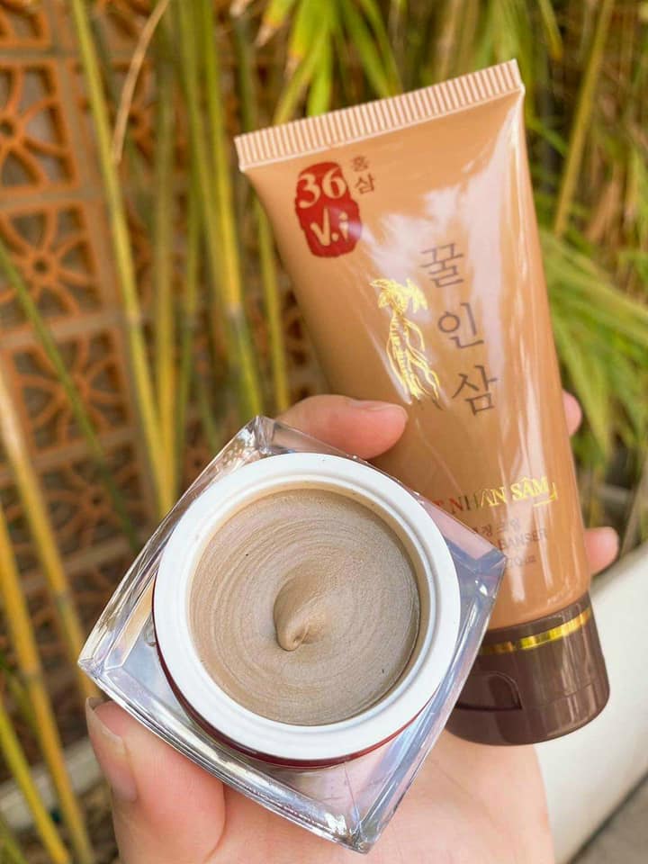 Combo sữa rữa mặt mật nhân sâm và cao sâm mụn 36 vị Combo sữa rữa mặt mật nhân sâm và cao sâm mụn 36 vị