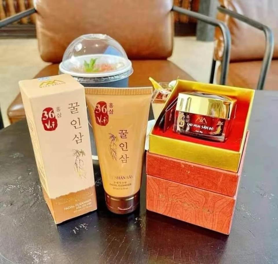 Combo sữa rữa mặt mật nhân sâm và cao sâm mụn 36 vị Combo sữa rữa mặt mật nhân sâm và cao sâm mụn 36 vị