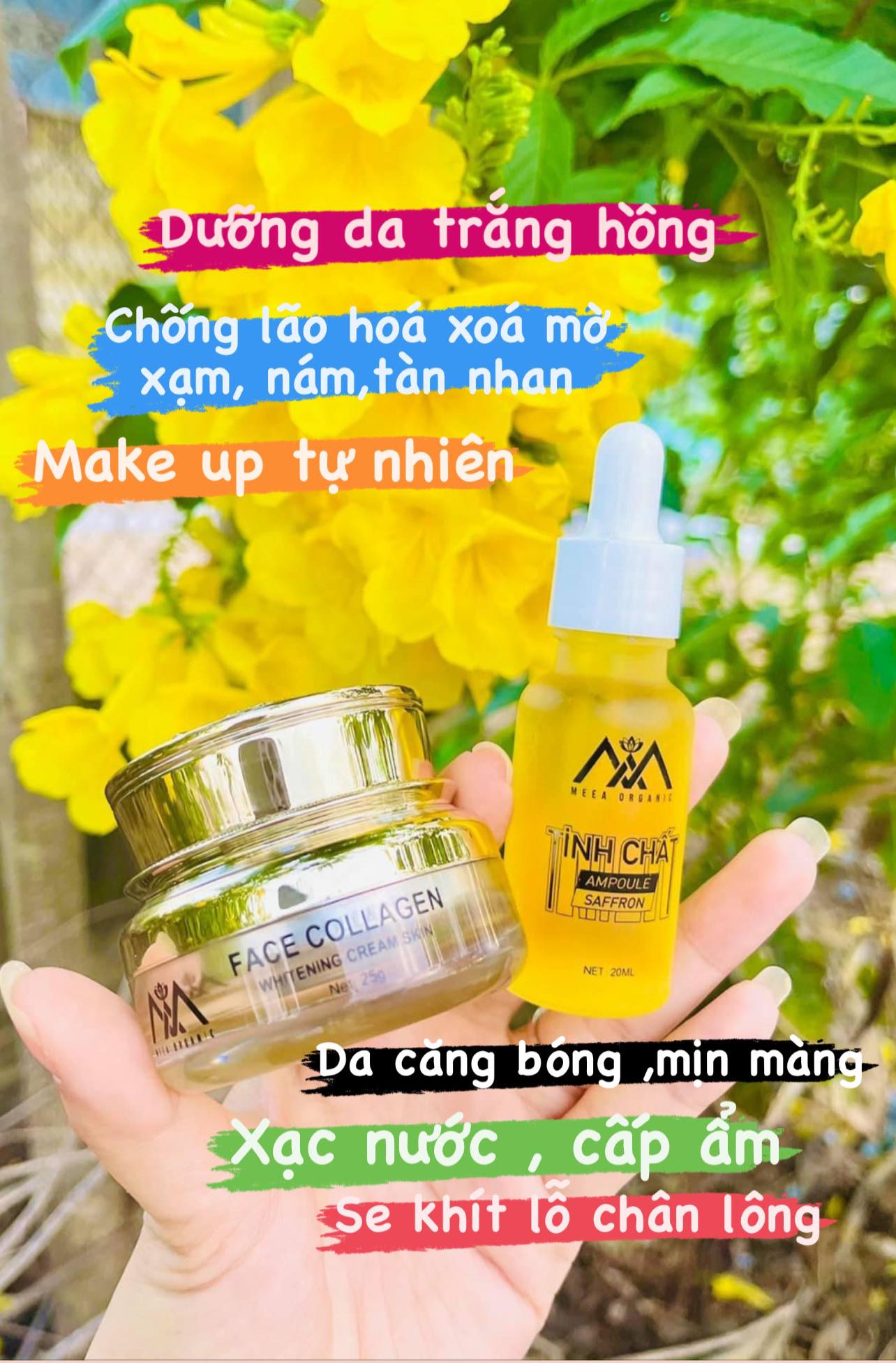 Kem face Collagen DNA Cá Hồi MeeA Organic Kem face Collagen DNA Cá Hồi MeeA Organic