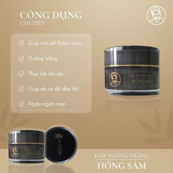 Combo kem hồng sâm bà lão kết hợp Aqua collagen bà lão Combo kem hồng sâm bà lão kết hợp Aqua collagen bà lão