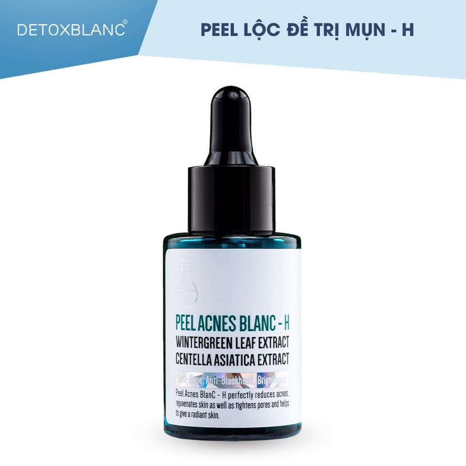 Serum trị mụn lộc đề H hàng chính hãng Detox Blanc Serum trị mụn lộc đề H hàng chính hãng Detox Blanc