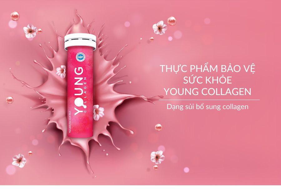 Viên sủi Young Collagen giúp săn chắc da ngăn ngừa lão hóa Viên sủi Young Collagen giúp săn chắc da ngăn ngừa lão hóa