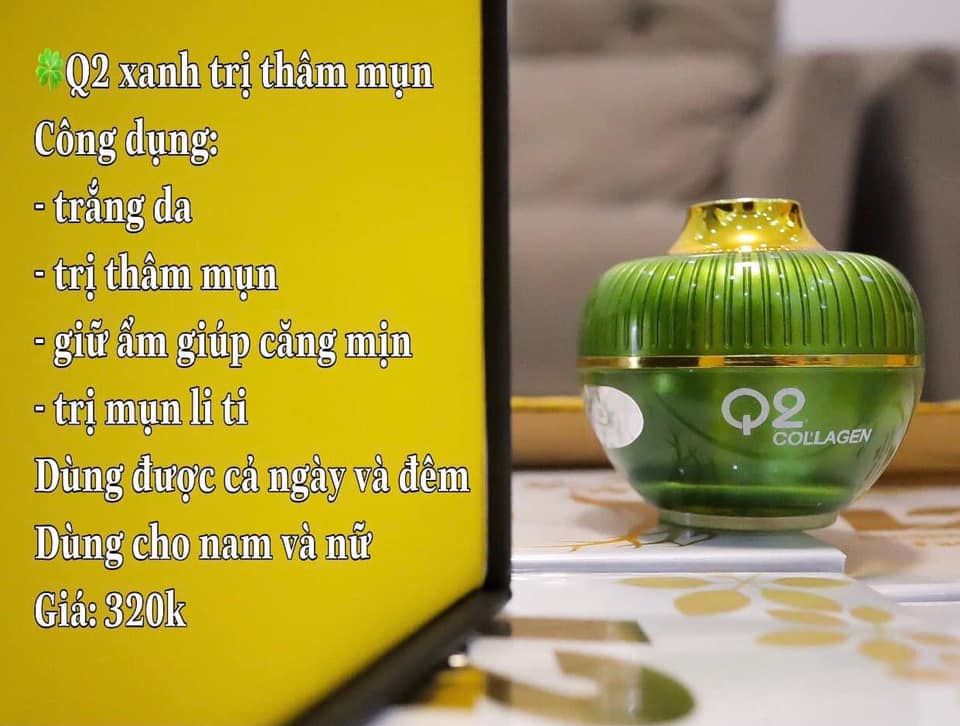 Q2 Collagen xanh cải tiến mới Q2 Collagen xanh cải tiến mới