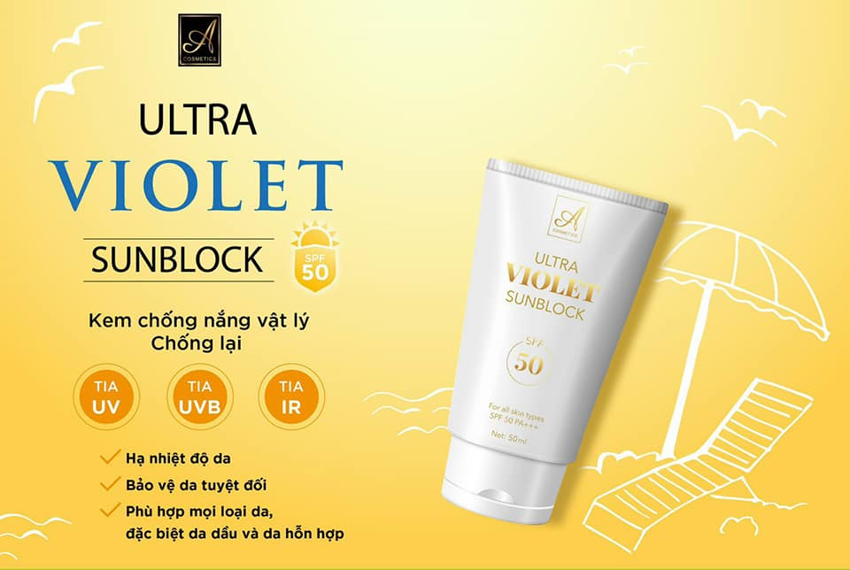 Kem chống nắng A Cosmetics chính hãng Kem chống nắng A Cosmetics chính hãng