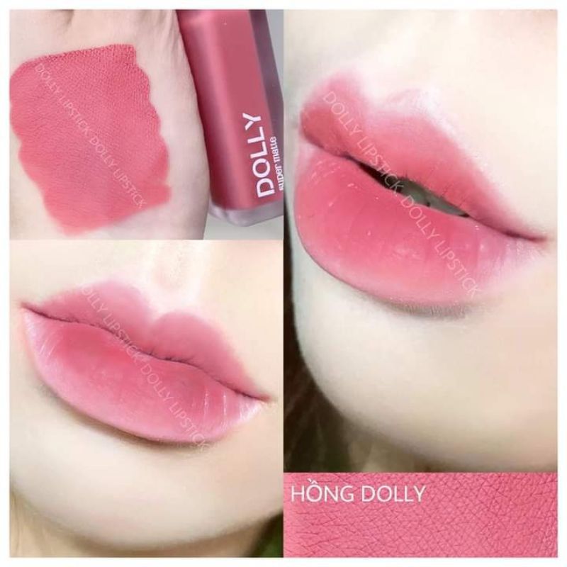Son Kem Lì Dolly Super Matte chính hãng mua 1 tặng 1 Son Kem Lì Dolly Super Matte chính hãng mua 1 tặng 1