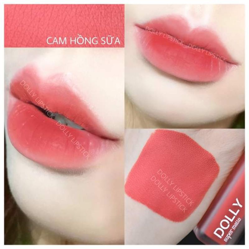 Son Kem Lì Dolly Super Matte chính hãng mua 1 tặng 1 Son Kem Lì Dolly Super Matte chính hãng mua 1 tặng 1