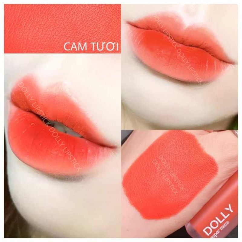 Son Kem Lì Dolly Super Matte chính hãng mua 1 tặng 1 Son Kem Lì Dolly Super Matte chính hãng mua 1 tặng 1