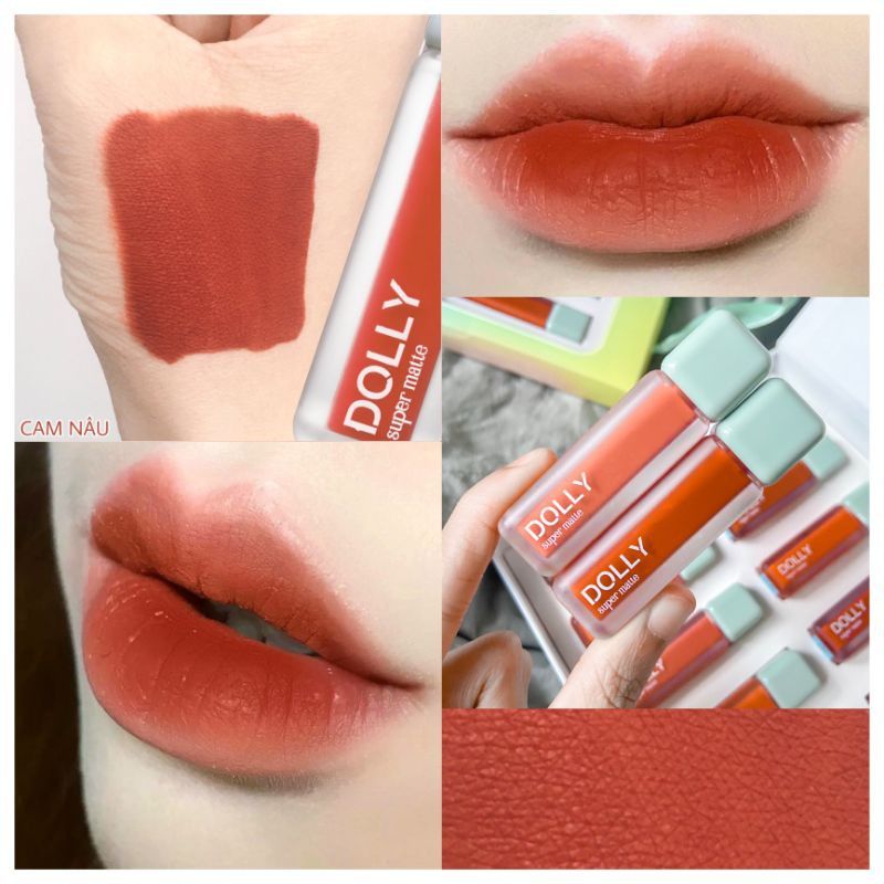 Son Kem Lì Dolly Super Matte chính hãng mua 1 tặng 1 Son Kem Lì Dolly Super Matte chính hãng mua 1 tặng 1