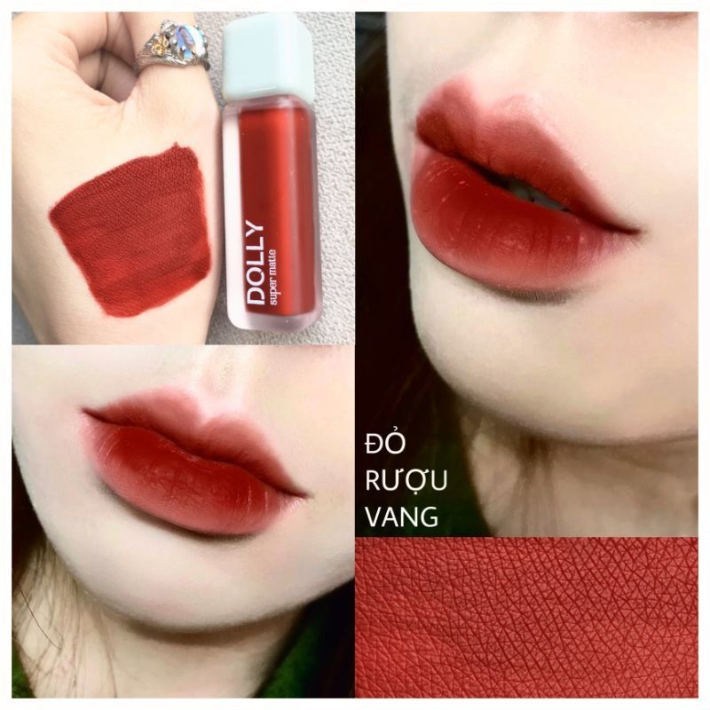 Son Kem Lì Dolly Super Matte chính hãng mua 1 tặng 1 Son Kem Lì Dolly Super Matte chính hãng mua 1 tặng 1