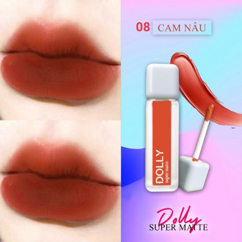 Son Kem Lì Dolly Super Matte chính hãng mua 1 tặng 1 Son Kem Lì Dolly Super Matte chính hãng mua 1 tặng 1